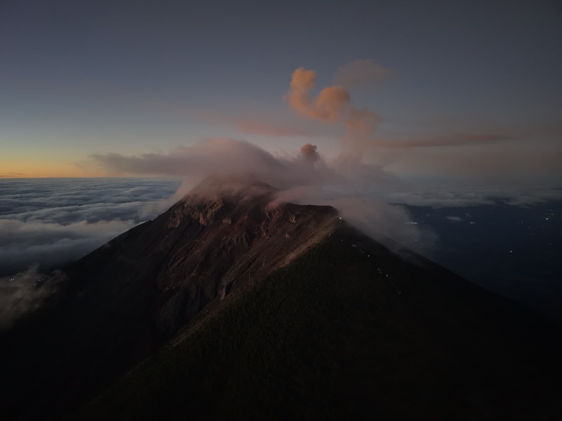 Above the clouds